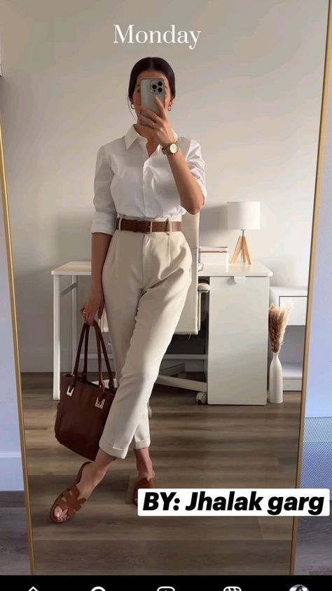 Outfit Formal Mujer, Elegantes Outfit Frau, Mode Hijabi, Chique Outfits, Stylish Work Attire, Business Casual Outfits For Work, Moda Chic, Elegante Casual, Classy Work Outfits