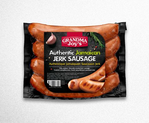 Sausage Packaging, Sausages Packaging, Frozen Food Packaging, Tiny Cooking, Best Freeze Dried Food, Chicken Breakfast, Jar Packaging, Drinks Packaging Design, Grocery Foods