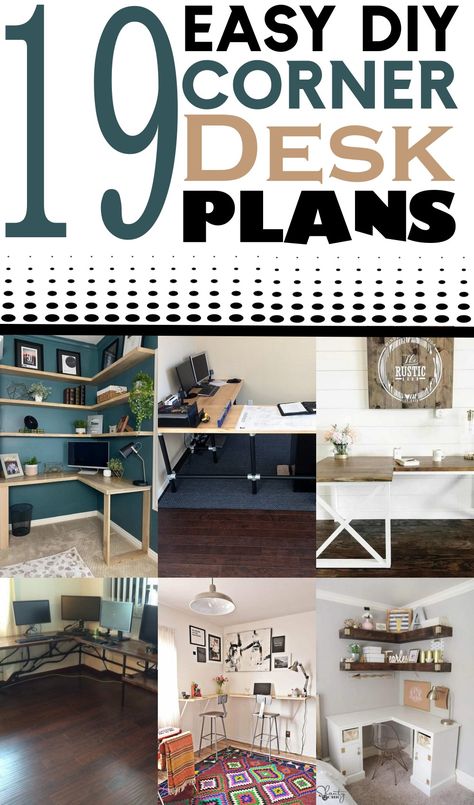 DIY Corner Desk Plans