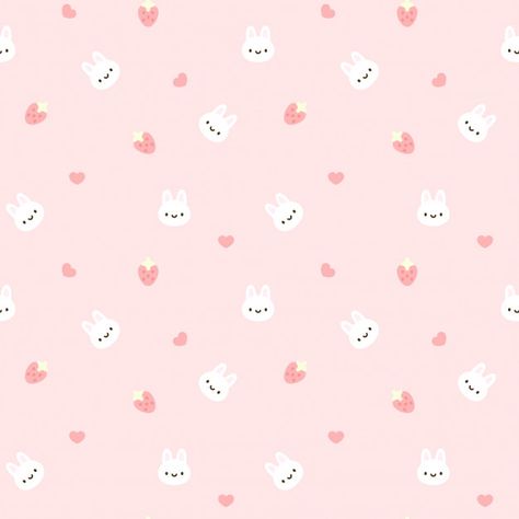 Bunny seamless pattern background Pattern Background, Pink Background, Rabbits, Seamless Pattern, Premium Vector, Pattern, Pink