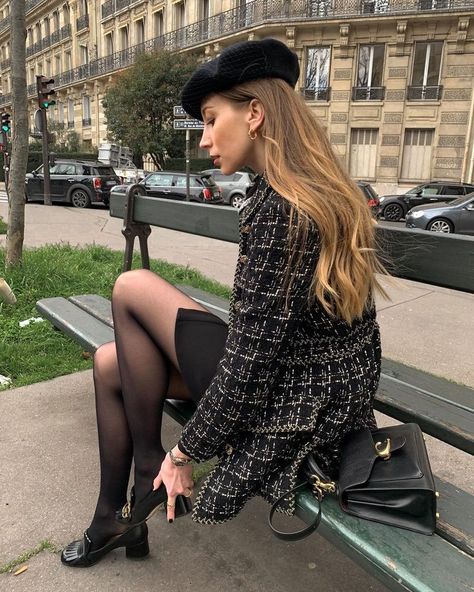 Gucci Heels Outfit, High Heel Loafers Outfit, Heel Loafers Outfit, Heeled Loafers Outfit, Anastasia Ferreira, Loafers Outfit Fall, Loafers Outfits, Blair Waldorf Outfits, Mules Outfit