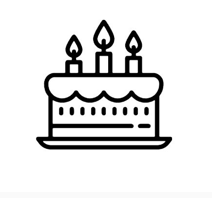 Birthday Logo Design, Wedding Cake Icon, Birthday Cake Png, Birthday Cake Illustration, A Icon, Happy Birthday Icons, Birthday Vector, Cake Icon, Happy Birthday Theme