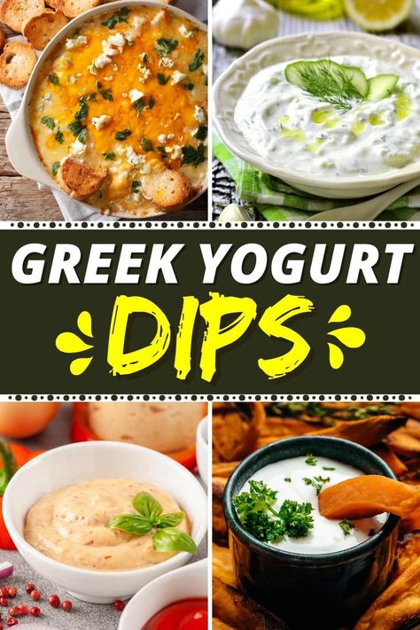 Try these Greek yogurt dips for healthy apps you can feel good about. From tzatziki to ranch to pesto, there are so many delicious dip recipes to choose from. Yogurt Dip For Veggies, Dips Easy, Yogurt Dips, Greek Yogurt Ranch Dip, Best Greek Yogurt, Yogurt Dipping Sauce, Greek Yogurt Ranch, Yoghurt Dip, Healthy Apps