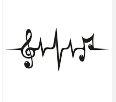 Singing Doodle, Singing Tattoo, Notes Tattoo, Henne Tattoo, Music Notes Tattoo, Tattoo Music, Nota Musical, Music Notation, Music Note Tattoo