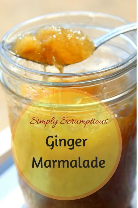 Simply Scrumptious Ginger Marmalade makes an amazing healthy condiment in your trim and healthy kitchen. Ginger Preserve Recipe, Ginger Marmalade Recipe, Preserve Recipes, Ginger Marmalade, Ginger Jam, Marmalade Recipe, Jam Recipes Homemade, Trim Healthy Mama Recipes, Jam And Jelly