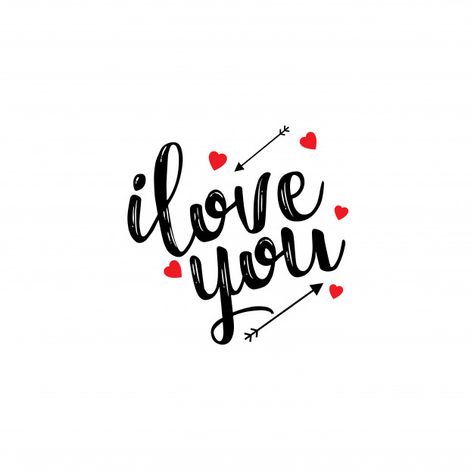 Te amo la tipografía | Vector Gratis I Love You Calligraphy, I Love You Balloons, Loving You Letters, I Love You Words, I Love You Lettering, Love You Cute, I Love You Images, Love You Images, Love Yourself Quotes