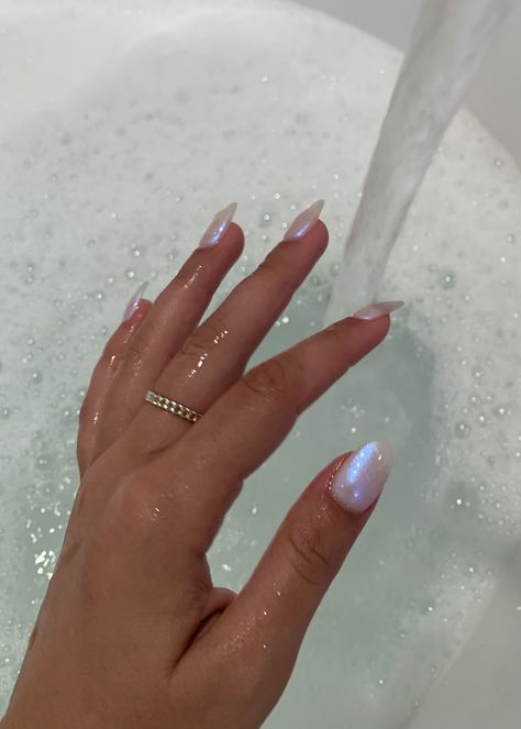 Soap Bubble Nails, Soap Nails, Hailey Bieber Nails, Bieber Nails, Bubble Nails, Sweet Nails, Nails Jewelry, Nail Jewelry, Soap Bubbles