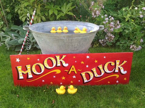 Hook A Duck, Fairground Games, Games For All Ages, Fall Carnival, Duck Soup, Village Fete, Circus Carnival Party, Harvest Fest, School Carnival