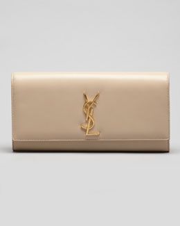 Saint Laurent Cassandre Clutch Bag, Off White Nude Clutch, Ysl Clutch, Best Leather Wallet, Beautiful Handbags, Wedding Weekend, Handbag Shoes, Vuitton Bag, Branded Handbags, Beautiful Bags