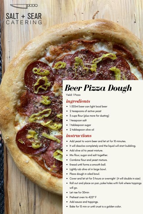 Pizza Crust Dough Recipe, Beer Pizza Dough, Pizza Oven Recipes, Pizza Crust Dough, Vegetarian Mains, Cooking With Beer, African Cooking, Pizza Dough Recipe, Pizza Crust Recipe