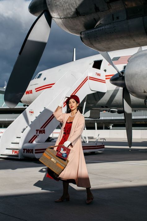 marvelous mrs. maisel at twa Aviation Aesthetic, Twa Airlines, Lockheed Constellation, On Airplane, This Time Tomorrow, Tan Clutch, Marvelous Mrs Maisel, Vintage Airline, Mrs Maisel