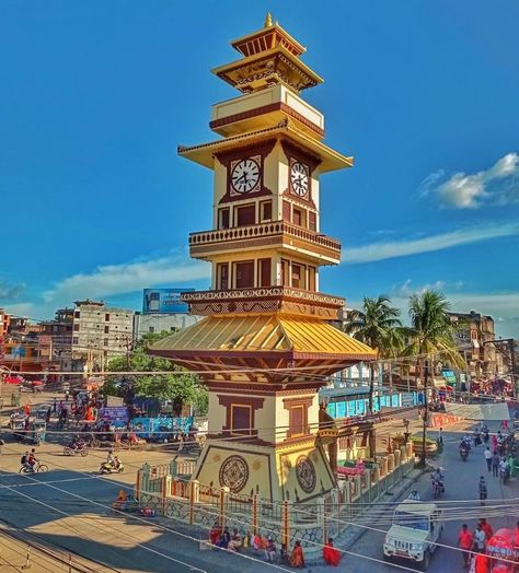 Good morning Nepal from Ghantaghar, Birgunj ❤️🙏 Pic. Niraj Patel Nepali Culture, See Picture, Picture Show, Big Ben, Nepal, Good Morning, Temple, Places To Visit, Quick Saves