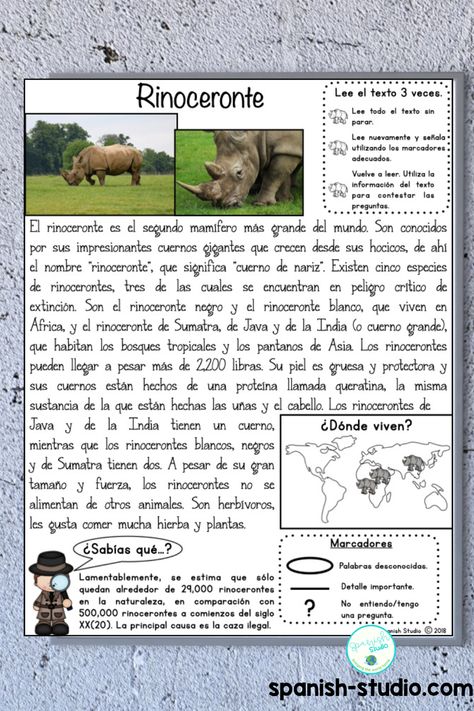 When using Spanish reading passages, children are exposed to the language in context. When children read, they are able to see how words... Spanish Reading Activities, Spanish Reading Comprehension, Increase Vocabulary, Reading For Kids, Spanish Teaching Resources, Spanish Reading, Nonfiction Reading, Reading Comprehension Skills, Bilingual Education