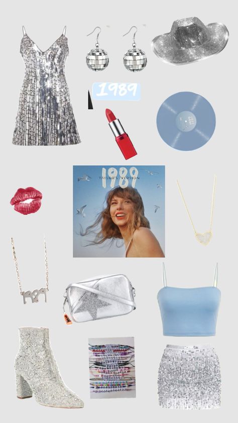 1989 Taylor Swift Costume Ideas, 1989 Outfit Ideas Eras Tour, Taylor Swift 1989 Album Inspired Outfits, Different Taylor Swift Eras, Taylor Swift Concert Outfits 1989, Taylor Swift Party Outfit Ideas, Taylor Swift 1989 Costume, Taylor Swift Duo Outfits, Eras Tour Outfits Creative