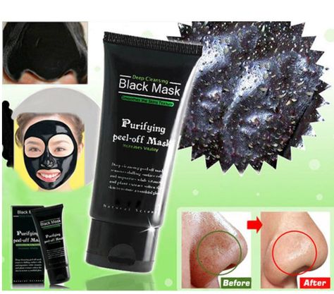 This Purifying Peel-Off Mask is a carbon black full-face mask uses to remove acne on forehead, nose, chin, blackheads and fine facial hair. Super-active carbonated mask allows deep cleansing; leaving you a fresh, clog-free skin with an ultra-soft touch!

Usage:
Step 1 : Use your facial skin cleanser,and then with towel hot compress for 3-5 minutes
Step 2 : Apply evenly on nose, face, front head, chin etc..
Step 3 : Wait for 15-20 minutes, gently torn off, or use warm water to clean it Head Acne, Charcoal Mask Benefits, Normal Face, Blackhead Remover Diy, Skin Peel, Face Mask For Blackheads, Black Head Remover Mask, Clean Blackheads, Blackhead Mask