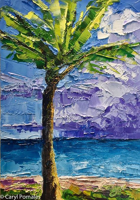 Palette Knife Art Acrylics, Easy Palette Knife Painting, Pallet Knife Painting Ideas, Pallet Knife Art, Knife Painting Acrylic Canvases, Pallet Knife Painting Acrylic, Paint Knife Art, Knife Painting Landscape, Palet Knife Painting