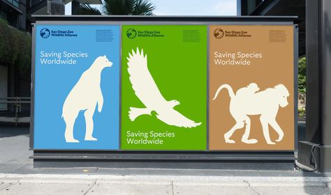 San Diego Zoo’s new look is a love letter to the animal kingdom Zoo Signage, Zoo Logo, Parenting Organization, Brand Architecture, Animal Icon, Safari Park, San Diego Zoo, Endangered Animals, National Gallery Of Art