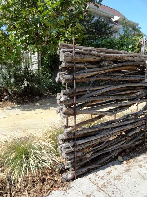 Driftwood Fence, Natural Fences, Stick Fence, Rustic Garden Fence, Diy Backyard Fence, Diy Garden Fence, Natural Fence, Jitterbug, Pentacles