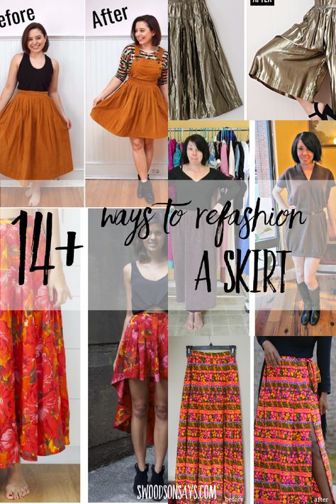 Maxi Skirt Upcycle Diy, Skirt Refashion Upcycle, Upcycle Maxi Skirt, Diy Dress Makeover, Refashion Clothes Upcycling, Sew Upcycle, Sewing Upcycled Clothing, Skirt Refashion, Upcycle Dress