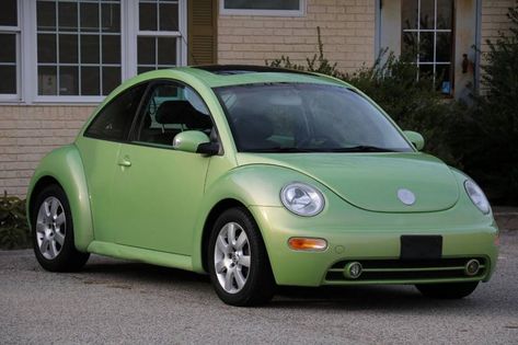 2003 Volkswagen New Beetle 2dr GLX 1.8T Turbo Coupe! #AutoSalesExpress #Whitman #Beetle 2000 Volkswagen Beetle, Green Bug Car, Whimsy Cottage, Vw New Beetle, Bug Car, Volkswagen New Beetle, Turbo Car, Beetle Car, New Beetle