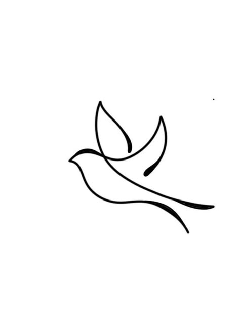 Minimalist Dove Tattoo Simple, Single Line Dove Tattoo, Small Simple Bird Tattoo, One Line Dove Tattoo, Single Line Bird Tattoo, Dove Line Tattoo, Tiny Dove Tattoo, Simple Sparrow Tattoo, Minimalist Dove Tattoo