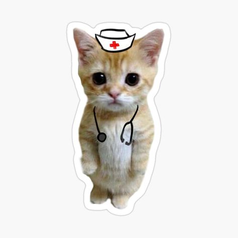 Nursing Doodles, Nurses Stickers, Med Stickers, Nursing Stickers, Stickers Emoji, Nurse Cat, Medical Stickers, Medical Wallpaper, Nurse Stickers