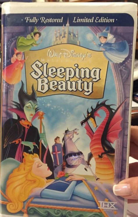 Your Old Disney VHS Tapes Could Be Worth A Fortune! | DoYouRemember? Disney Vhs Tapes, Well Pictures, Vhs Movie, Disney Sleeping Beauty, Old Disney, Vhs Tapes, Disney Films, Maleficent, Animated Movies