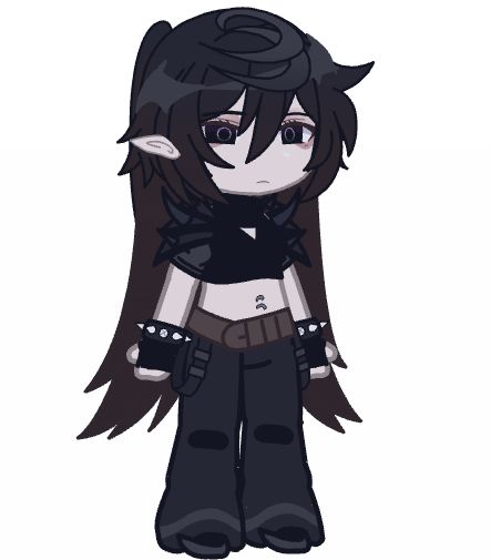 Gacha Club Fit Ideas, Gacha Club Avatar, Gacha Club Hair Ideas Y2k, Hot Gacha Club Outfits, Gacha Club Dark Outfits, Black Gacha Club Outfits, Gacha Club Outfit Ideas Emo, Gacha Club Skater Outfit, Gacha Club Y2k Oc