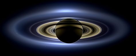 Composed of three dozen separate exposures of Saturn. Cassini Saturn, Outer Space Photos, Mars And Earth, Cassini Spacecraft, Saturns Moons, Rings Of Saturn, Pale Blue Dot, Nasa Jpl, Nice Photos