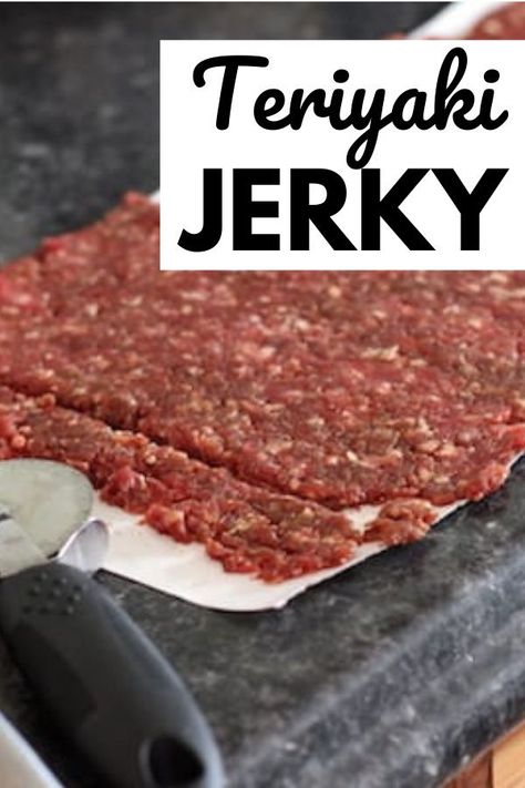 Teriyaki Ground Beef Jerky Recipes Dehydrator, Teriyaki Ground Beef Jerky Recipes, Teriyaki Beef Jerky Recipe Smoker, Ground Elk Jerky Recipe, Jerkey Recipes Dehydrator Venison, Teriyaki Jerky Recipe, Teriyaki Venison Jerky Recipe, Teriyaki Deer Jerky Recipe, Deer Burger Jerky Recipe