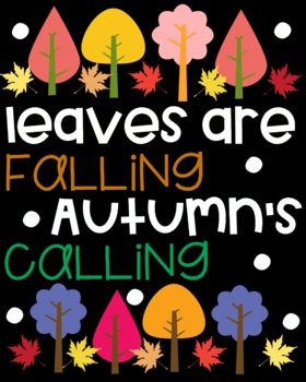 Leaves are Falling, Autumn's Calling Bulletin Board, Door Decor, or Poster Harvest Classroom Door, Fall Bulletin Boards Ideas, Autumn Board Ideas, Fall Bulletin Boards Preschool, Harvest Bulletin Board Ideas, Fall Bulletin Board Ideas For Preschool, Jesenske Dekoracije, Fall School Doors, Autumn Bulletin Boards