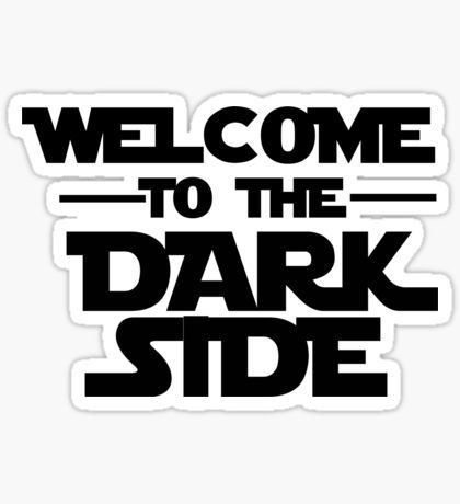 Welcome To The Dark Side Star Wars, Star Wars Stickers Free Printable, Decoracion Star Wars, Star Wars Themed Birthday Party, Welcome To The Dark Side, Star Wars Stickers, Disney Silhouettes, Star Wars Quotes, Dark Side Star Wars