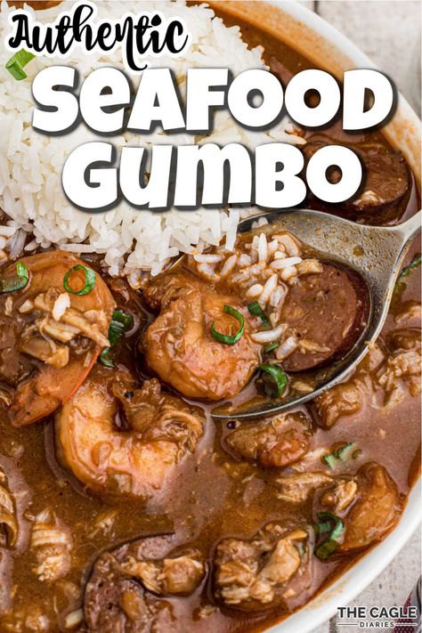 No Seafood Gumbo, Louisiana Seafood Gumbo Recipe Authentic, Louisiana Gumbo Recipe Authentic, Sea Food Gumbo, Fish Gumbo, Louisiana Seafood Gumbo, Cajun Seafood Gumbo, Crockpot Gumbo, Crab Gumbo