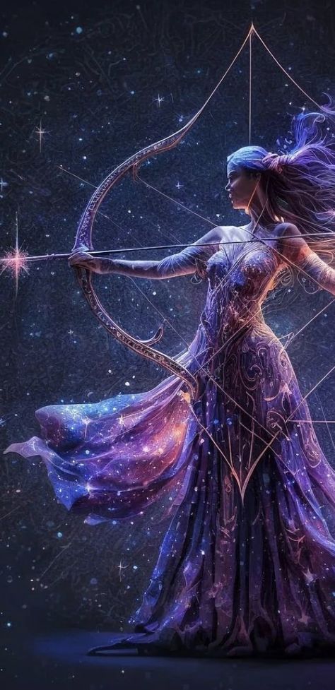 Zodiac Sagittarius Wallpaper, Sagittarius Woman Art, Sagittarius Goddess Art, Sagittarius Art Goddesses, Sagittarius Wallpaper Iphone, Sagittarius Aesthetic Wallpaper, Female Sagittarius, Sagittarius Goddess, Sagittarius Aesthetic