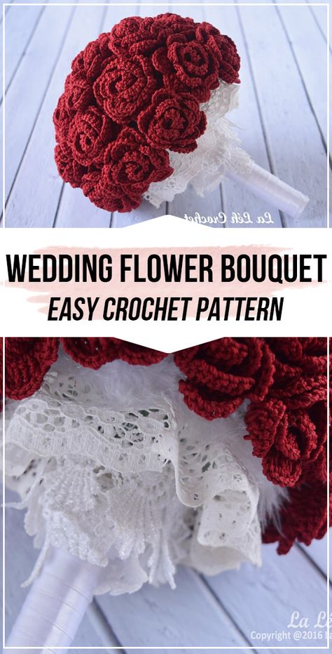 Free Crochet Flowers, Wedding Crochet Patterns, Flower Bouquet Pattern, Easy Crochet Flower, Crochet Flower Pattern, Crochet Garden, Crochet Throw Pattern, Crochet Case, Crochet Flowers Easy