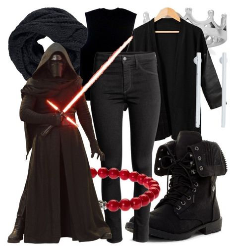 "OOTD: Kylo Ren" by fabulousgurl ❤ liked on Polyvore featuring Boohoo, H&M, Accessorize, disneybound and starwars Fandom Fashion, Dapper Day, Kylo Ren, Just Cavalli, The Force, Bobbi Brown Cosmetics, Bobbi Brown, Polyvore Fashion, Force