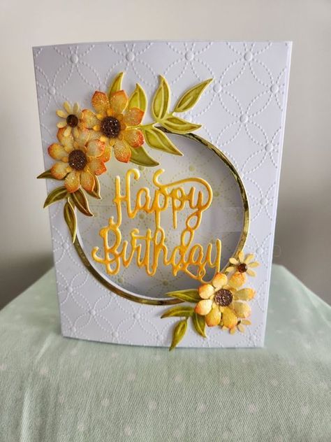 30th Birthday Cards For Women Handmade, Female Birthday Cards Handmade Beautiful, 80th Birthday Cards Handmade For Women, Female Birthday Cards Handmade, Card Making Flowers, Happy Birthday Cards Handmade, Acetate Cards, Special Birthday Cards, Card Design Handmade