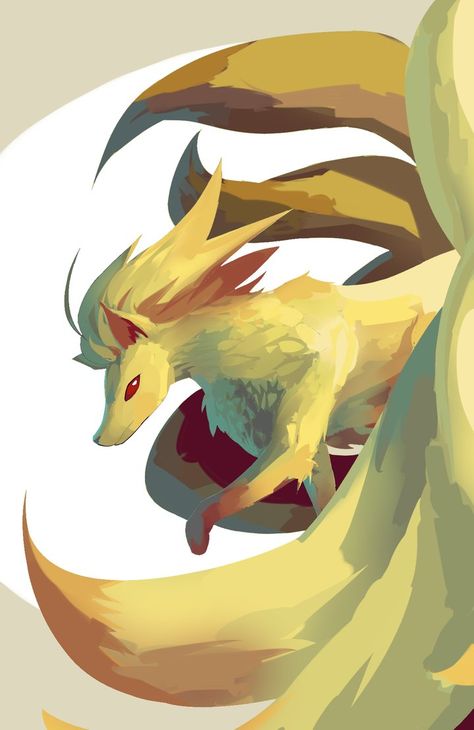 Ninetales by Daboya Ninetales Pokemon, Pokemon Ninetales, Master Ball, Pokemon Official, Pokemon Red, Pokemon Images, Pokémon Master, Pokemon Teams, Pokemon Drawings