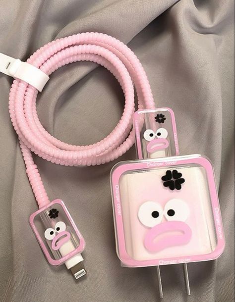 Kotak Bento, Barang Aesthetic, Charger Protector, Apple Charger, Cute School Stationary, Newest Cell Phones, Kawaii Phone, Girly Phone Cases, Iphone Obsession