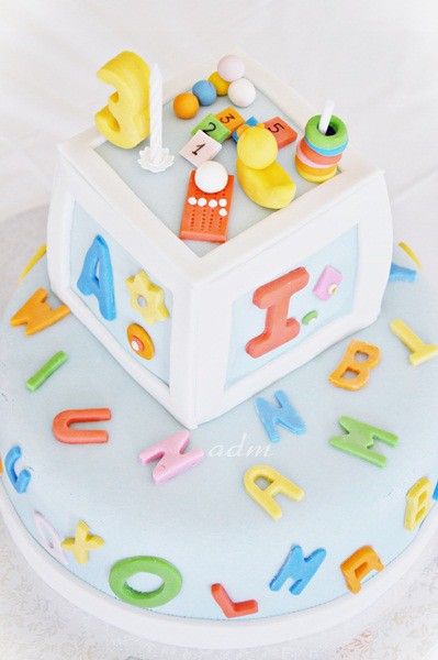 Alphabet Birthday Parties, Abc Birthday Parties, Alphabet Party, Alphabet Birthday, Cake Designs For Kids, Birthday Party At Home, Simple Birthday Decorations, 1st Birthday Party Themes, Baby Birthday Cakes