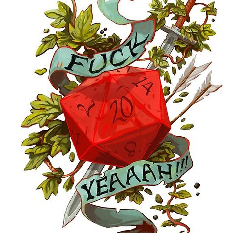 Dice Tattoo, Dungeons And Dragons Memes, Dungeons And Dragons Art, Good Art, Dnd Art, D&d Dungeons And Dragons, Dungeon Master, Fantasy Rpg, Pen And Paper