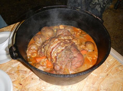 Deer hunting: How to cook the best venison roast while at camp Roast In A Dutch Oven, Deer Roast, Venison Roast, Deer Recipes, Camp Chef, Cajun Seasoning, Bacon Recipes, Roast Recipes, A Deer