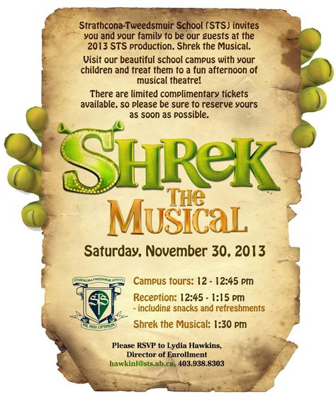 Shrek Party, School Campus, Shrek, Musical Theatre, Snacks, Marketing, Birthday, Quick Saves