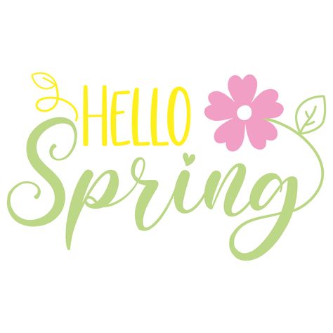 Holly Images, Spring Images, Spring Clipart, Cricut Projects Beginner, What Day Is It, Spring Mood, Welcome Spring, Spring Design, Happy Spring