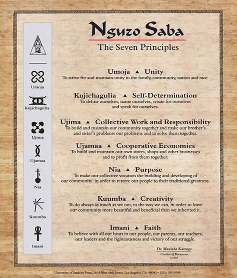 Kwanza Chart Days Of Kwanzaa, Seven Principles Of Kwanzaa, Kwanzaa Crafts, Kwanzaa Activities, Kwanzaa Principles, Happy Kwanzaa, African Spirituality, African American Culture, Holidays Around The World