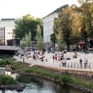 Atelier LOIDL « Landscape Architecture Platform | Landezine Urban Revitalization, Waterfront Architecture, Playgrounds Architecture, Water Architecture, Museum Island, Linear Park, Urban Landscape Design, Urban Forest, Riverside Park