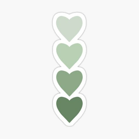 Cute Stickers Simple, Green Digital Stickers, Dark Green Stickers, Pink And Green Prints, Green Kindle, Bridgerton Stickers, Cafe Stickers, Green Emoji, Green Stickers