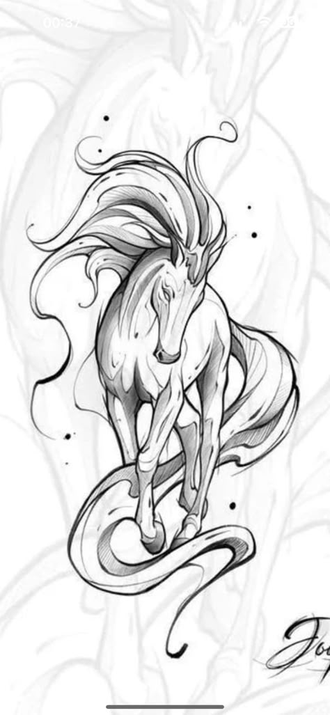 Rearing Horse Tattoo, Horse Tattoo Ideas, Unicorn Tattoo Designs, Pegasus Tattoo, Batman Art Drawing, Horse Tattoo Design, Unicorn Tattoo, Cute Monsters Drawings, Unicorn Tattoos