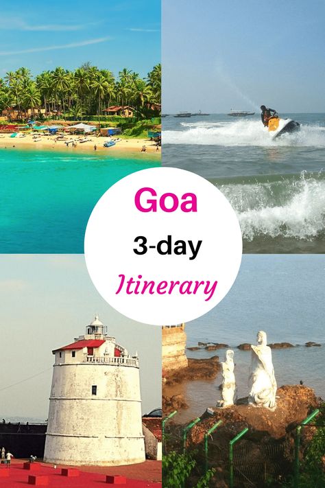 Goa is well known for its vibrant beaches. But, vacationing in Goa is not only about beaches. India’s smallest state packs an assortment of things to explore and enjoy. If you are contemplating a trip to Goa, here is a perfect 3-day itinerary to guide you. #goaitinerary #goatripitinerary Goa Trip Itenary, Beaches India, Goa Itinerary, Diy Anniversary Gifts For Him, 3 Days Trip, Diy Anniversary Gift, Diy Anniversary, Best Places To Visit, India Travel