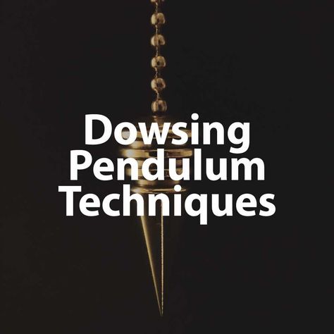 Dowsing Pendulum Techniques {How to Use & Questions To Ask} How To Make Your Own Pendulum, Pendulum Dowsing Chart, Dowsing Rods How To Use, Dousing Rod, Well Digging, Divining Rods, Dowsing Chart, Energy Universe, Spirituality Energy Universe